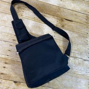 Black Nylon Crossbody Bag